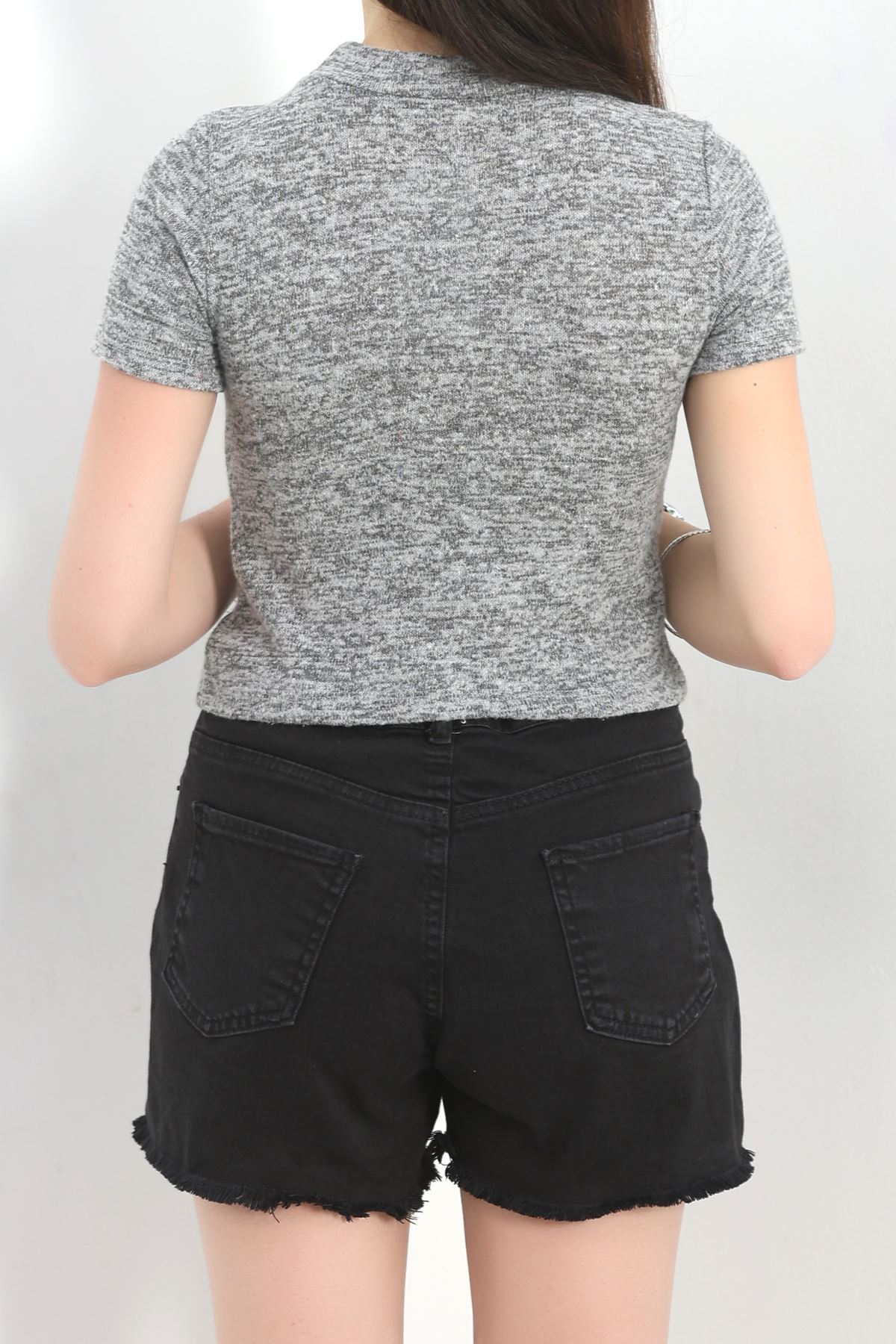 Dik Yaka Kısa Kol Yumoş Body Grimelanj - 50213.1723.