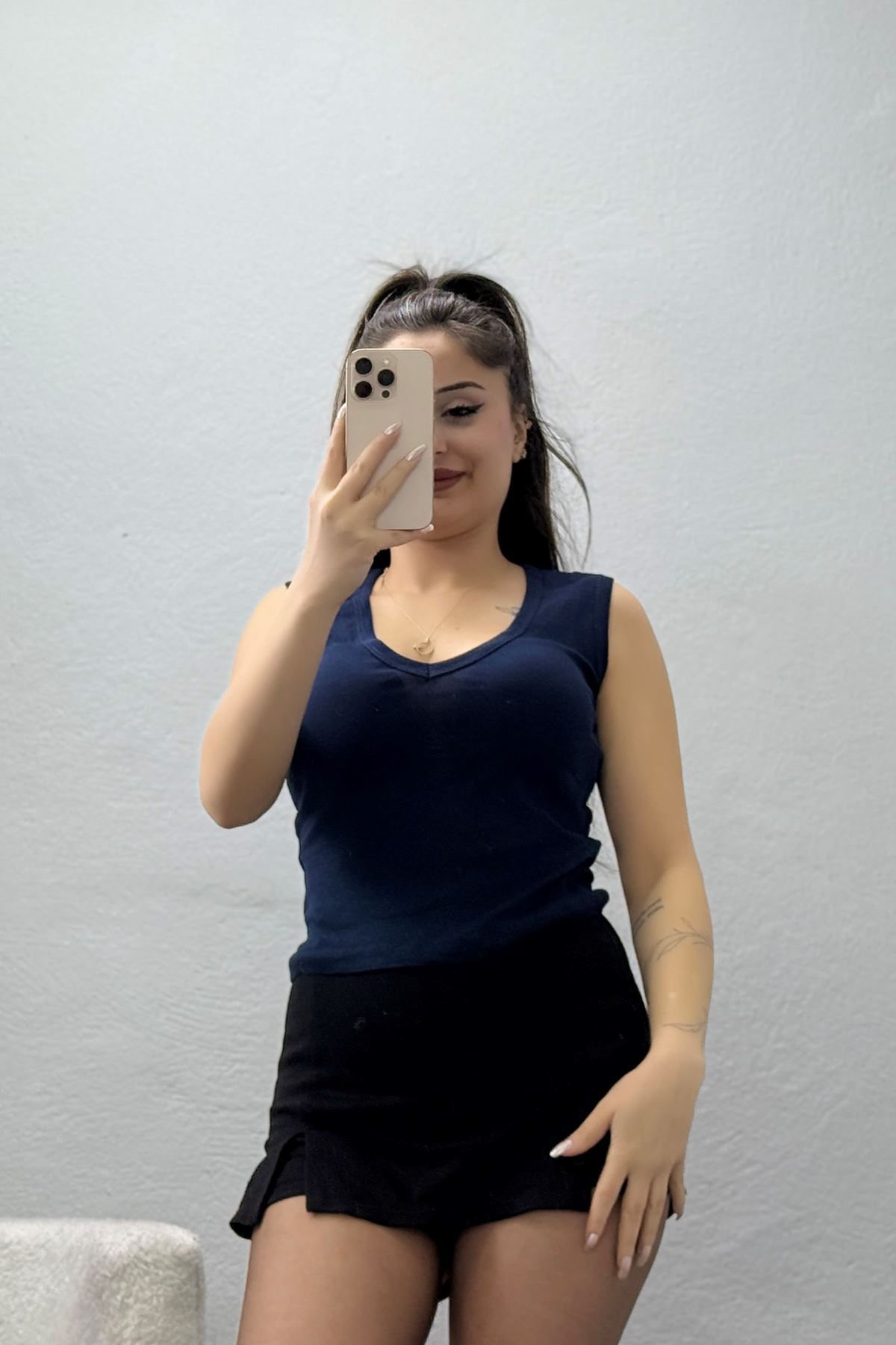 V Yaka Ribana Atlet Lacivert - 21899.200.