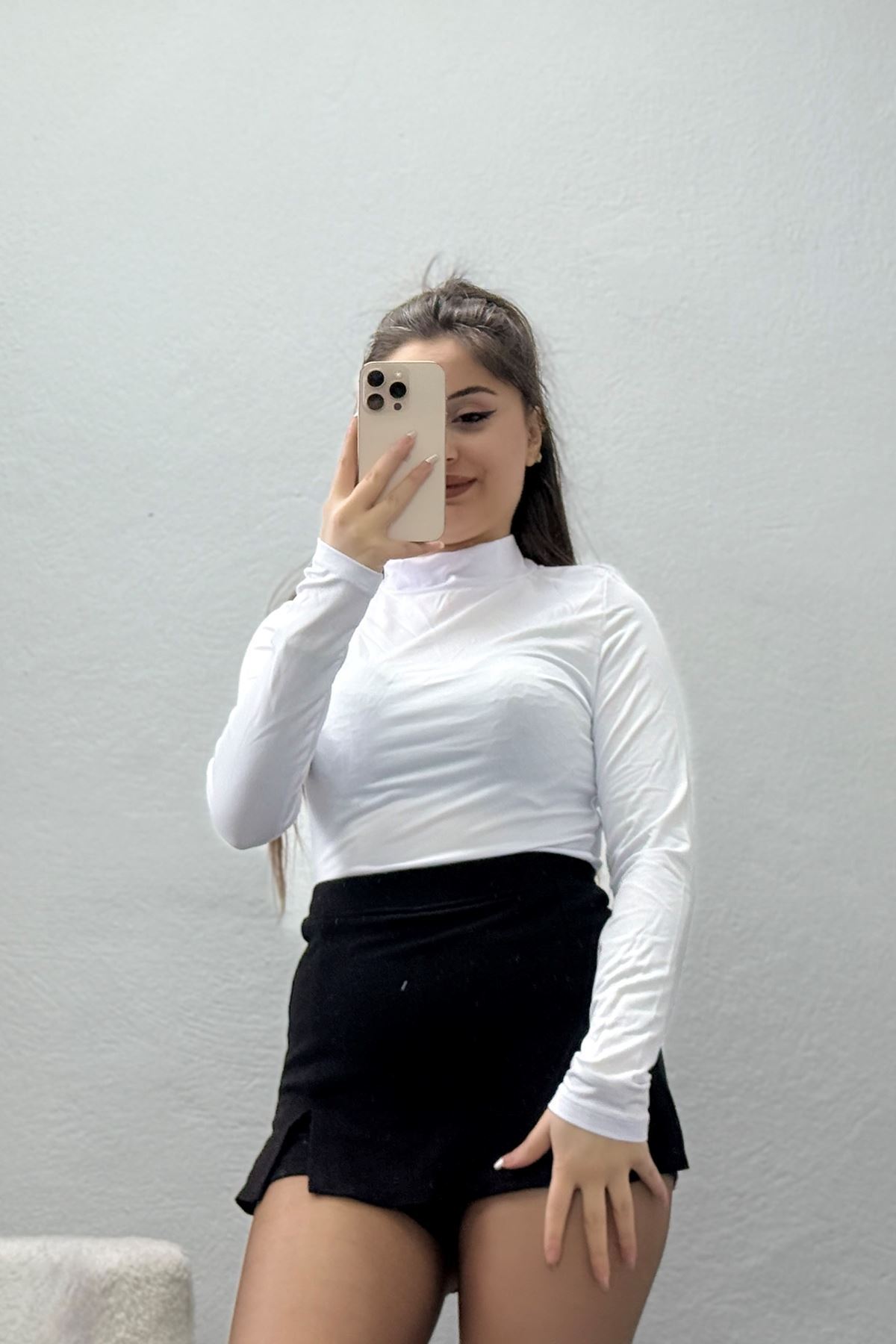 Yarım Balıkçı Yaka Dalgıç Body Beyaz - 21728.200.