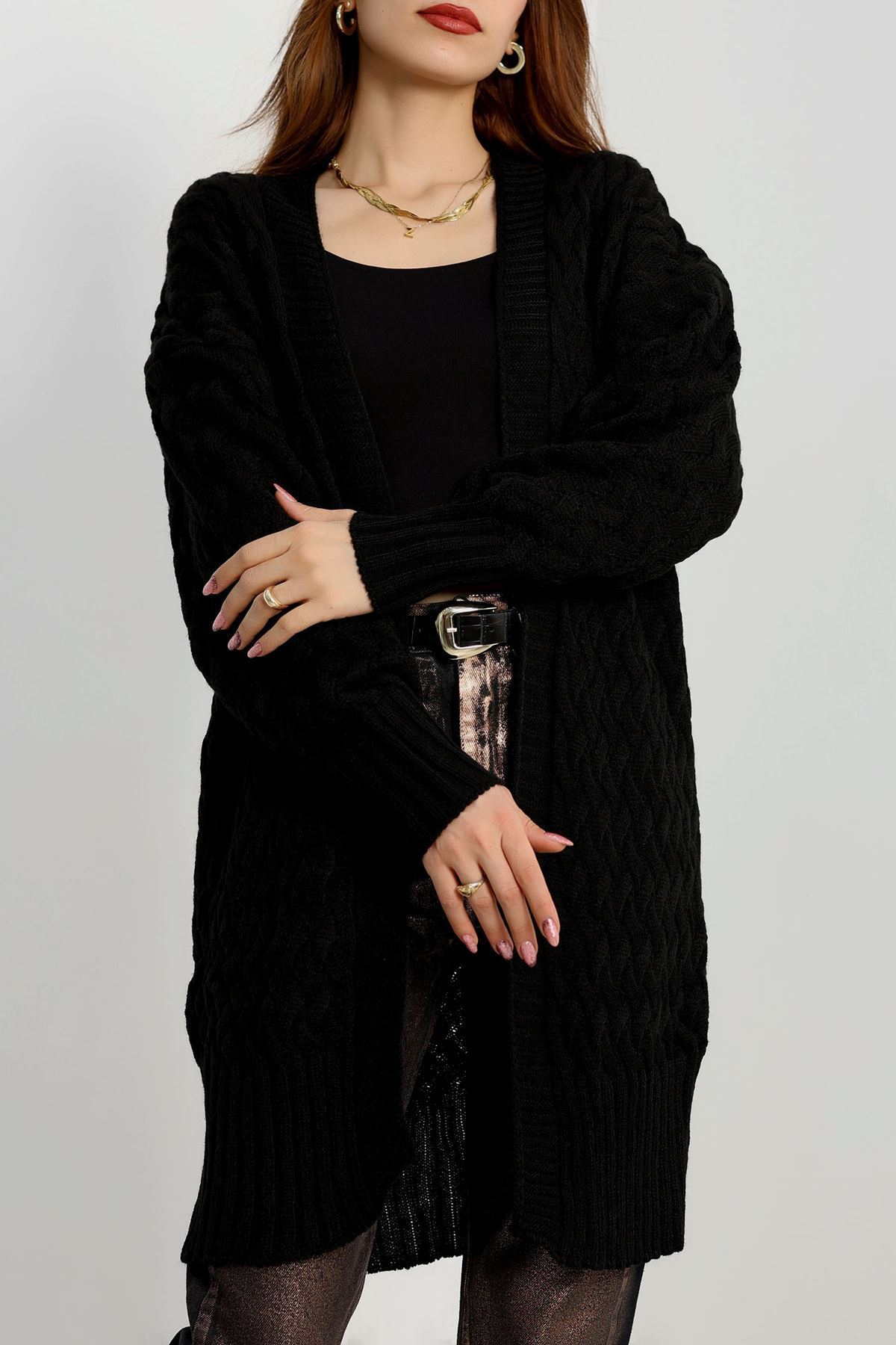 Triko Hırka Siyah - 370.1577.