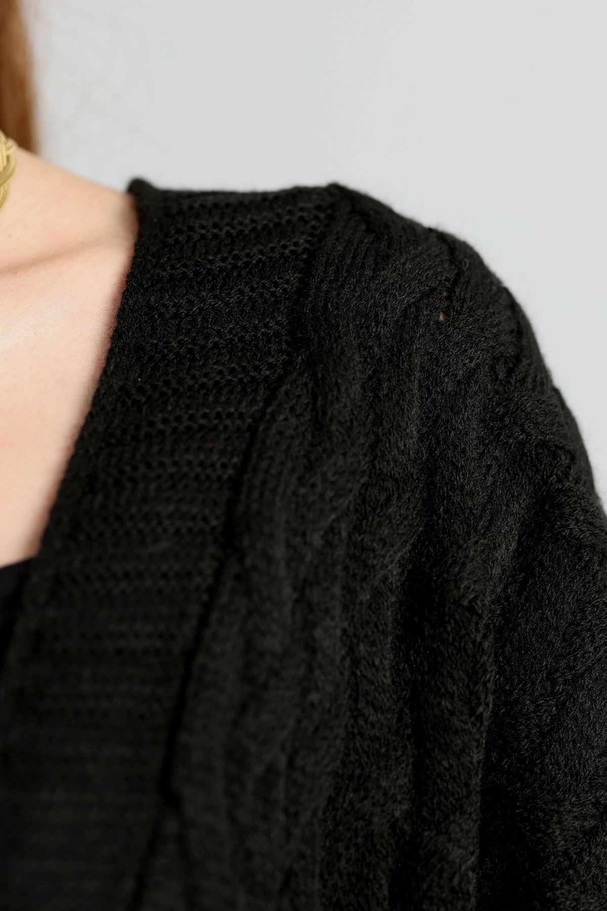 Triko Hırka Siyah - 370.1577.