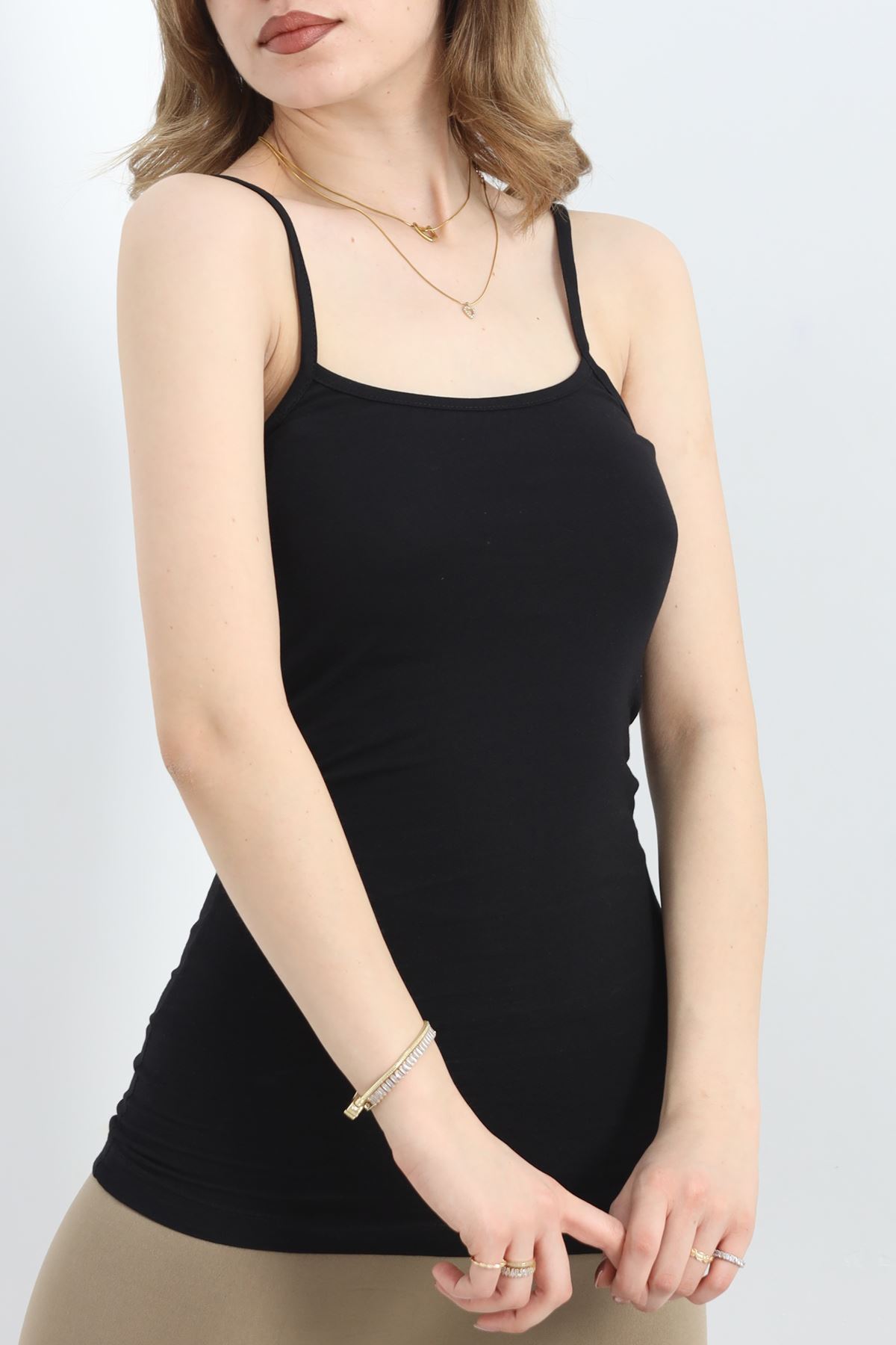 İp Askılı Atlet Siyah - 19056.200.