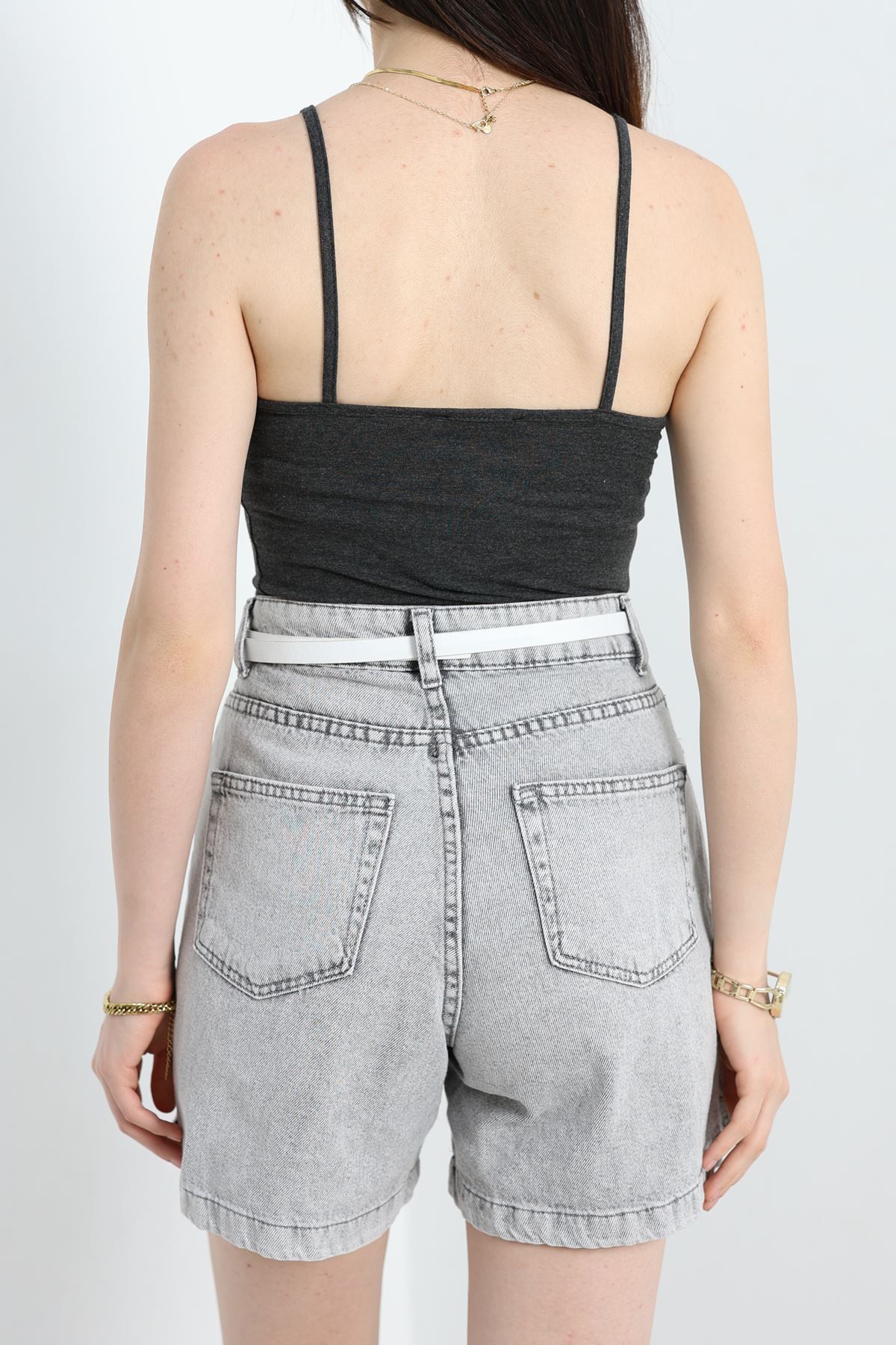 İp Askılı Çıtçıtlı Atlet Füme - 20427.200.