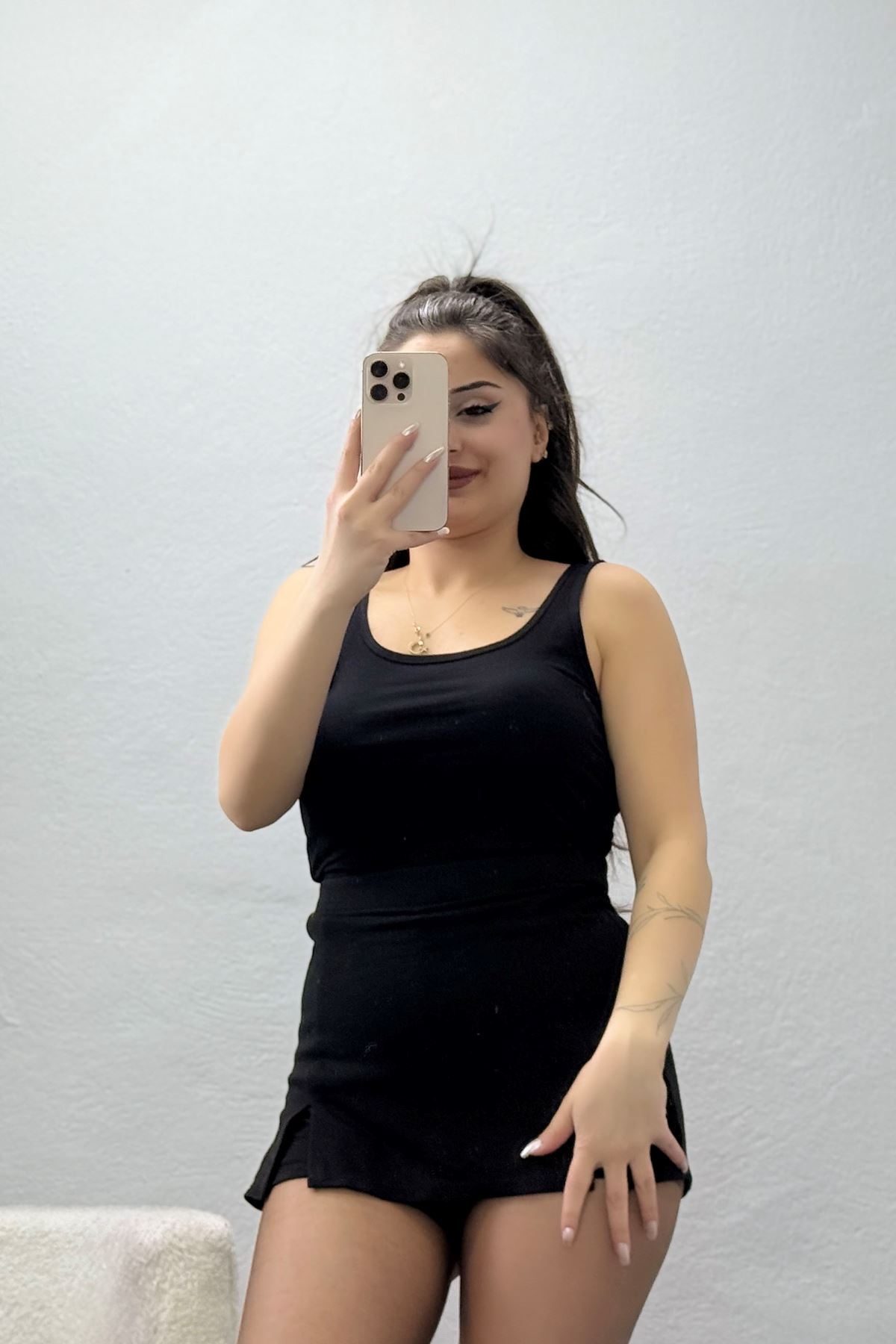 Kalın Askılı Atlet Siyah - 19057.200.