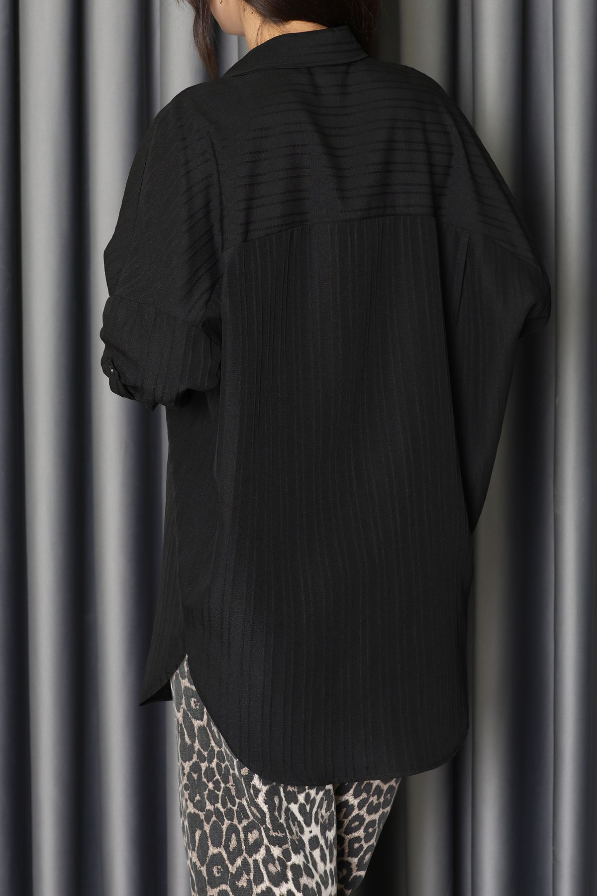 Siena Kumaş Gömlek Siyah - 2357.1602.