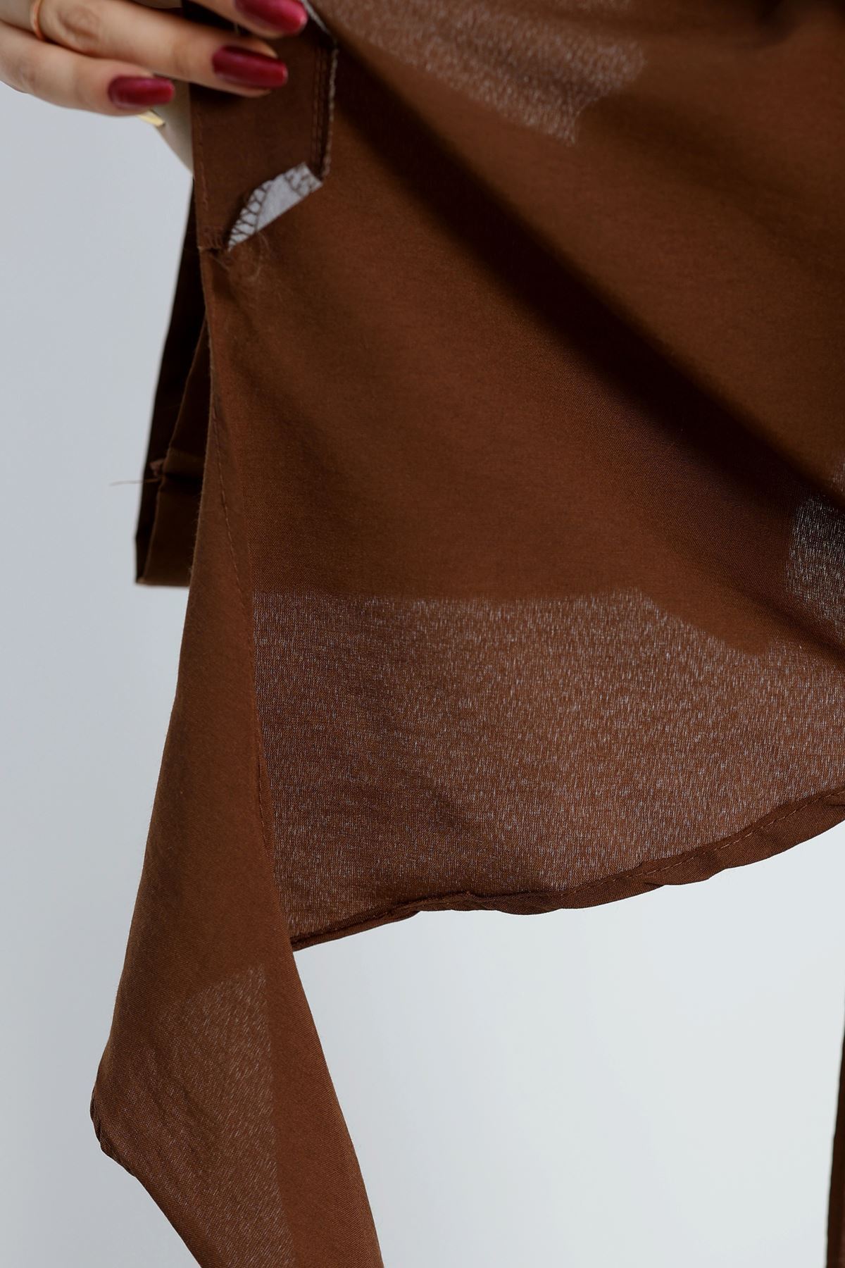 Bağlamalı Gömlek Kahve - 30925.1949.