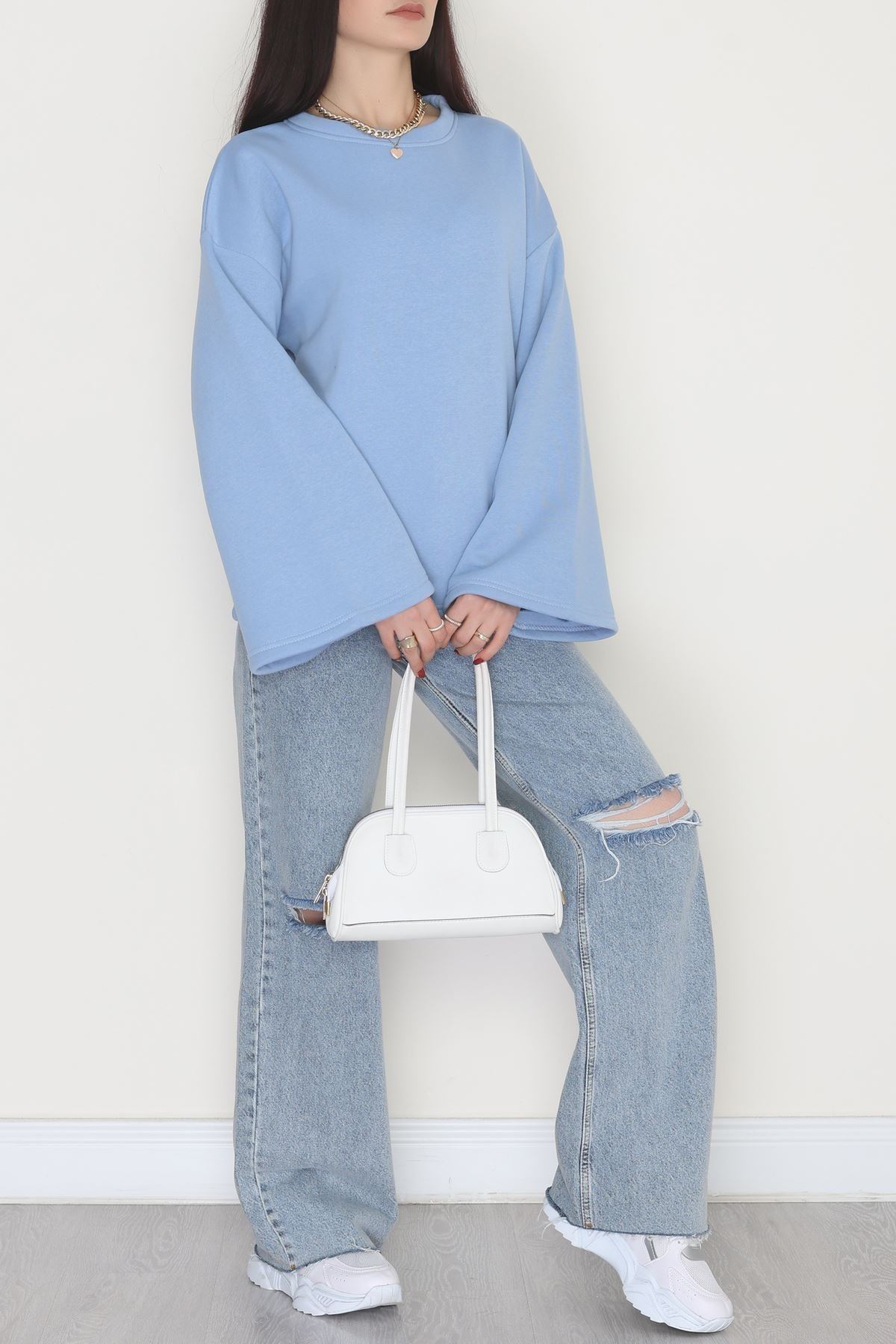 3 İplik Şardonlu İspanyol Kol Sweat Bebemavi - 42606.1878.