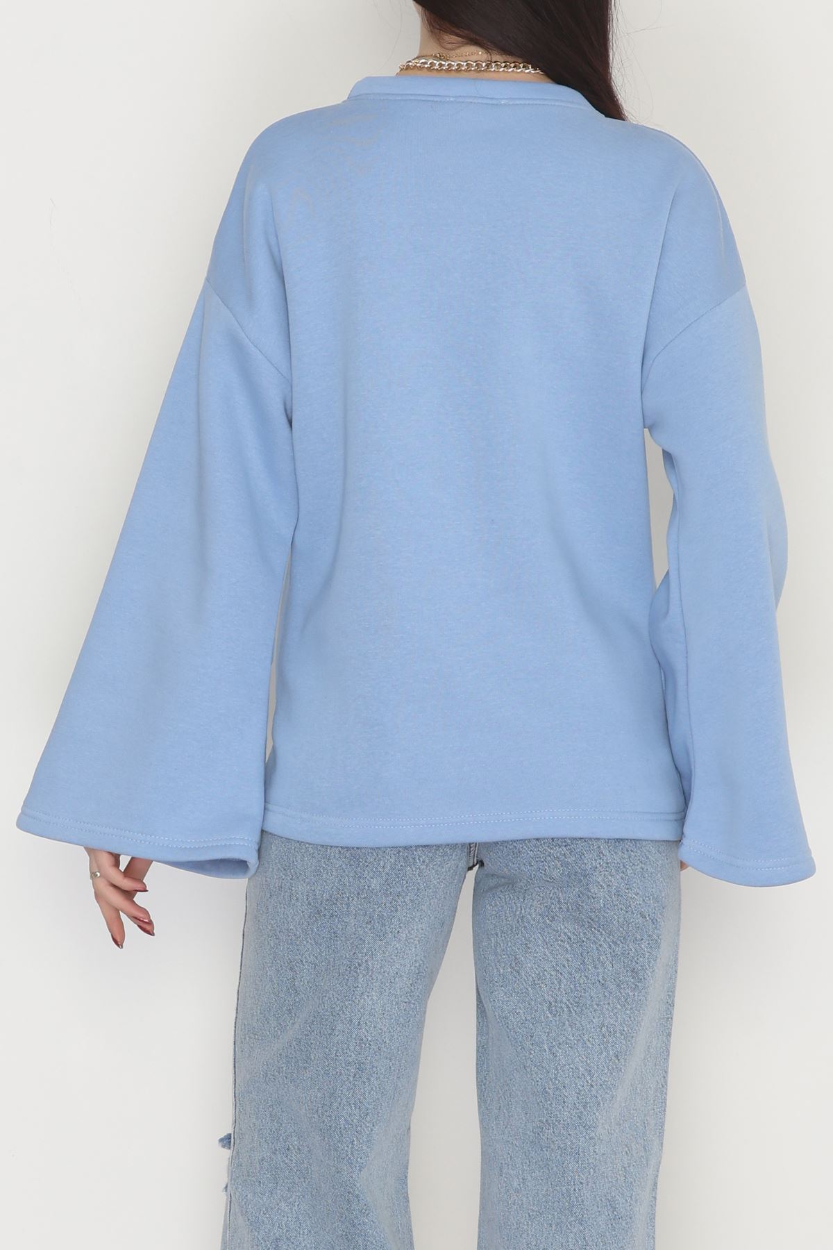 3 İplik Şardonlu İspanyol Kol Sweat Bebemavi - 42606.1878.