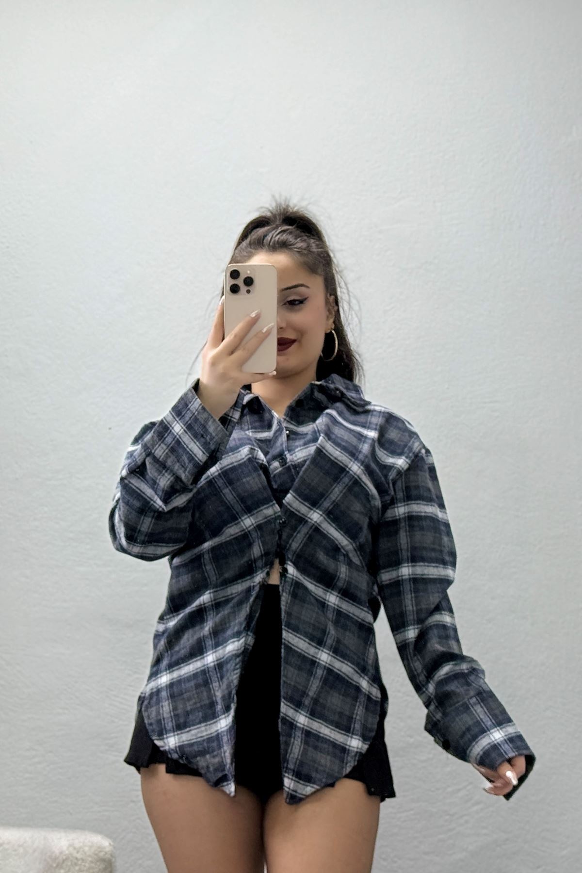 Ekose Gömlek Lacivert - 4139.1247.