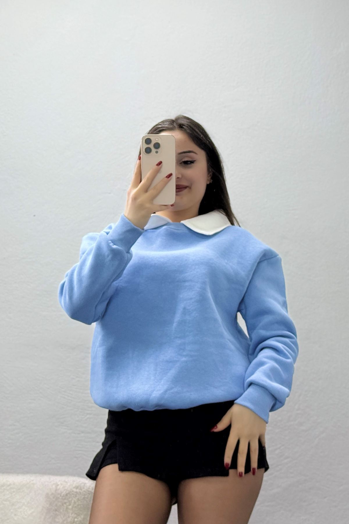 Gömlek Yaka 3 İplik Sweat Bebemavi - 21985.200.