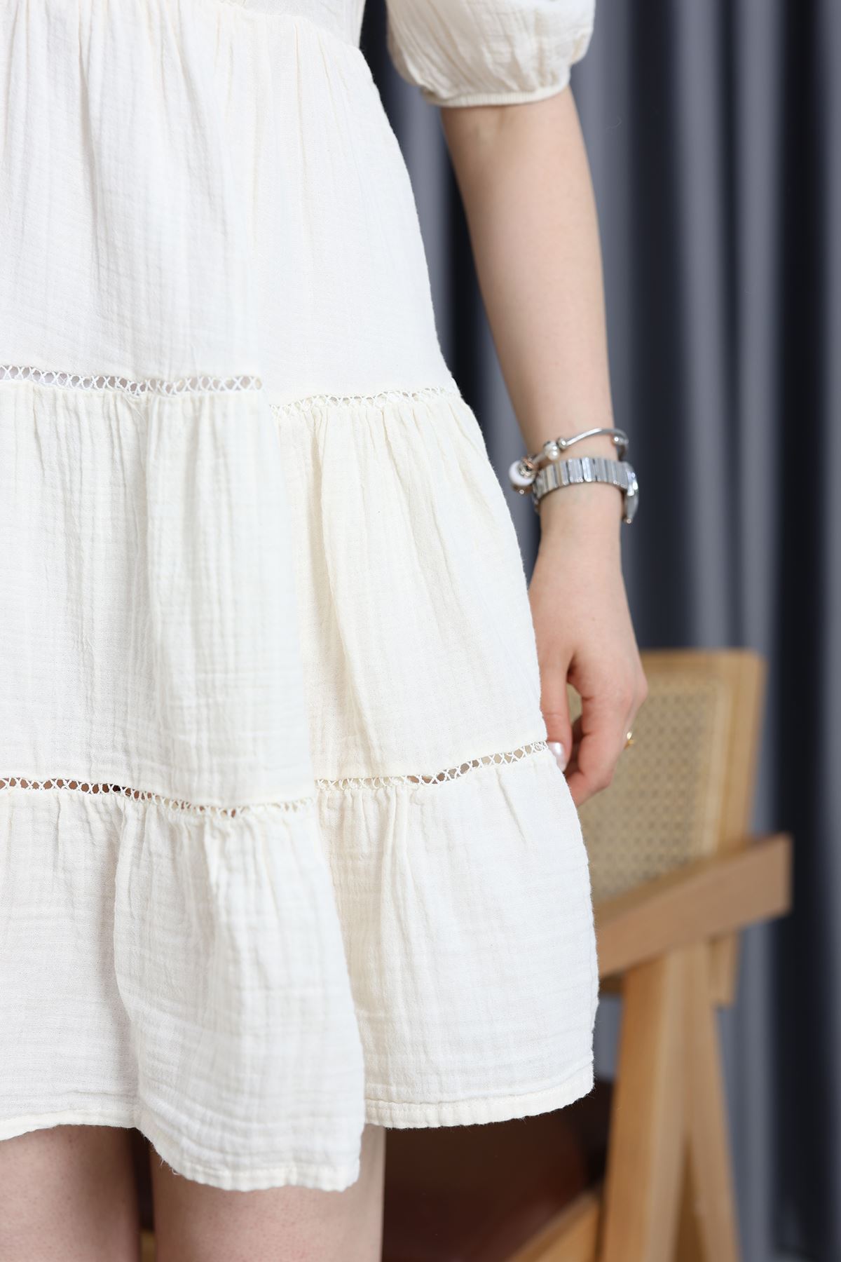 Müslin Elbise Bej - 41569.308.