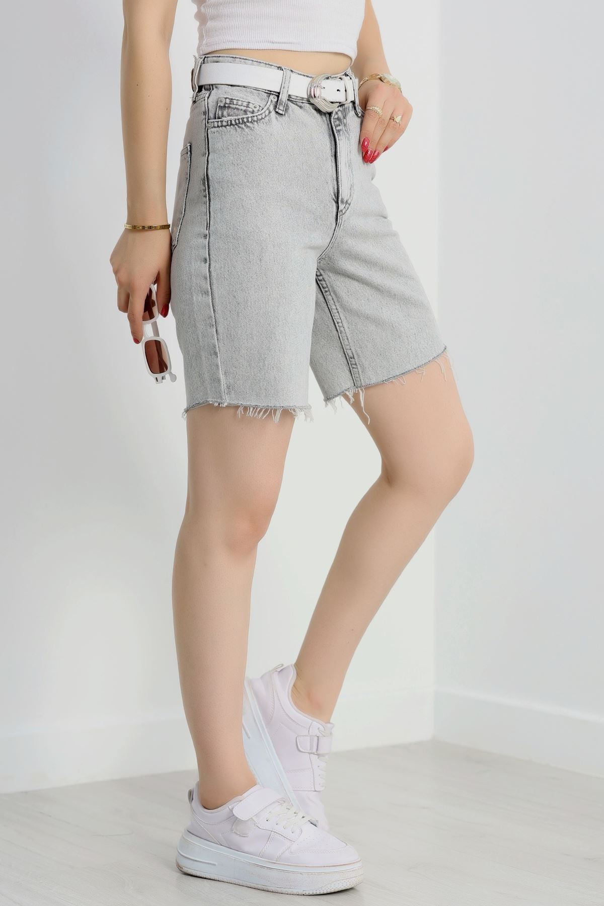 Kot Şort Gri - 30310.1590.