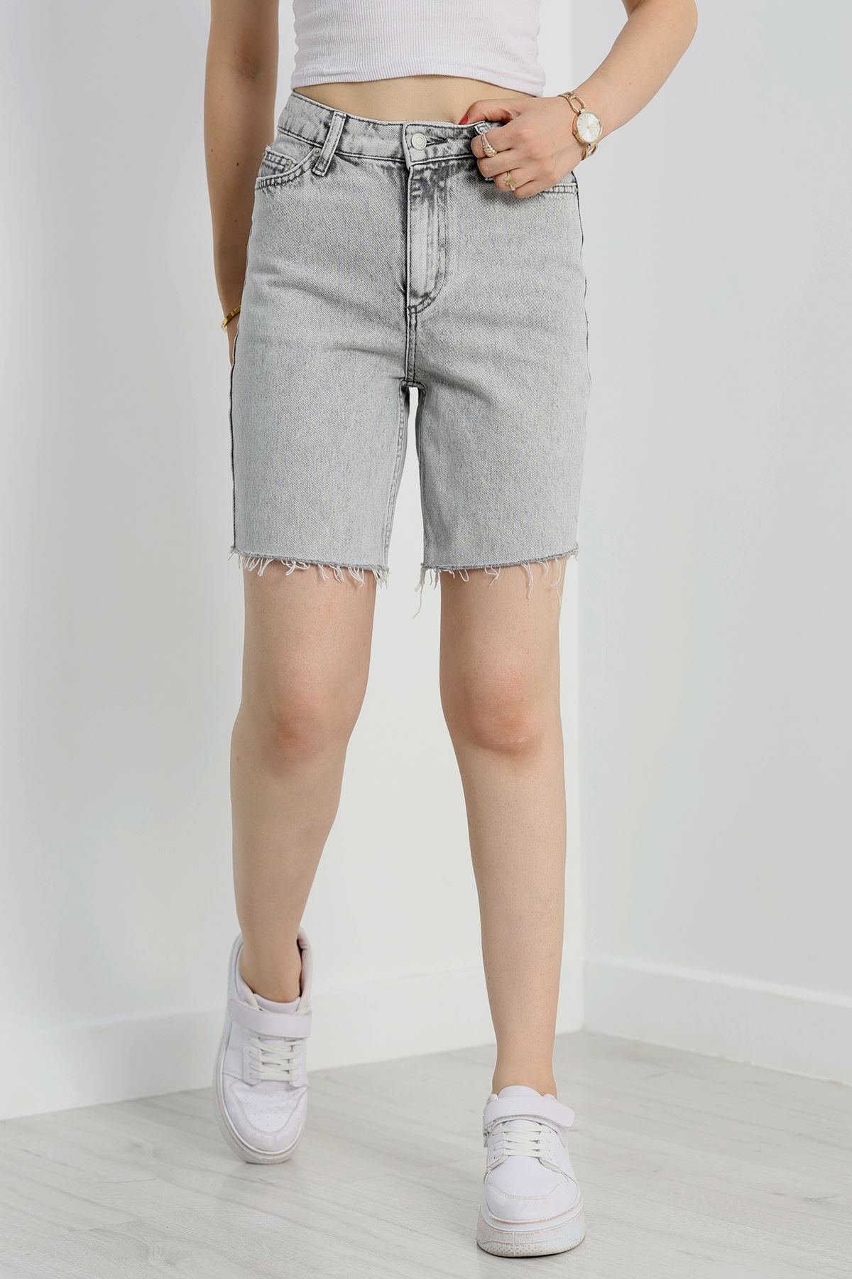 Kot Şort Gri - 30310.1590.