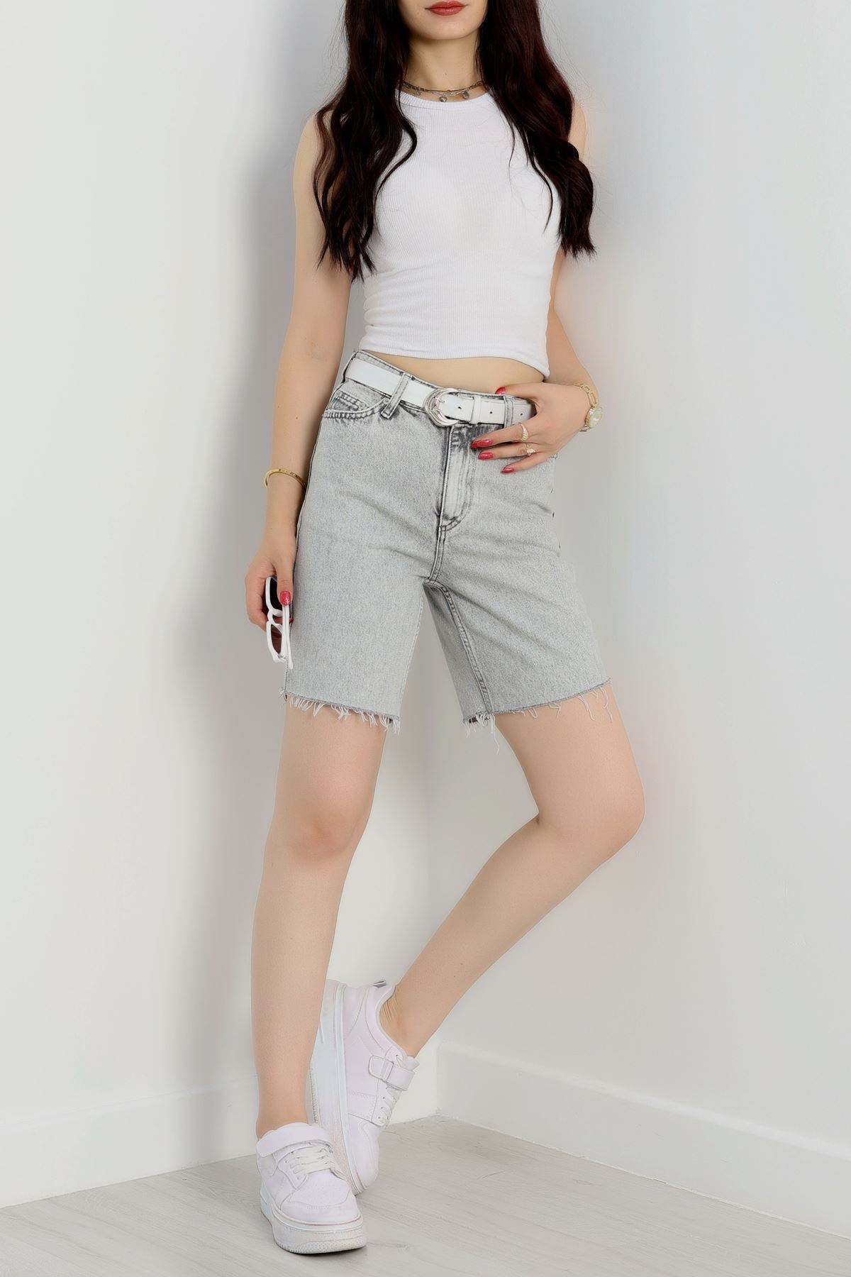 Kot Şort Gri - 30310.1590.