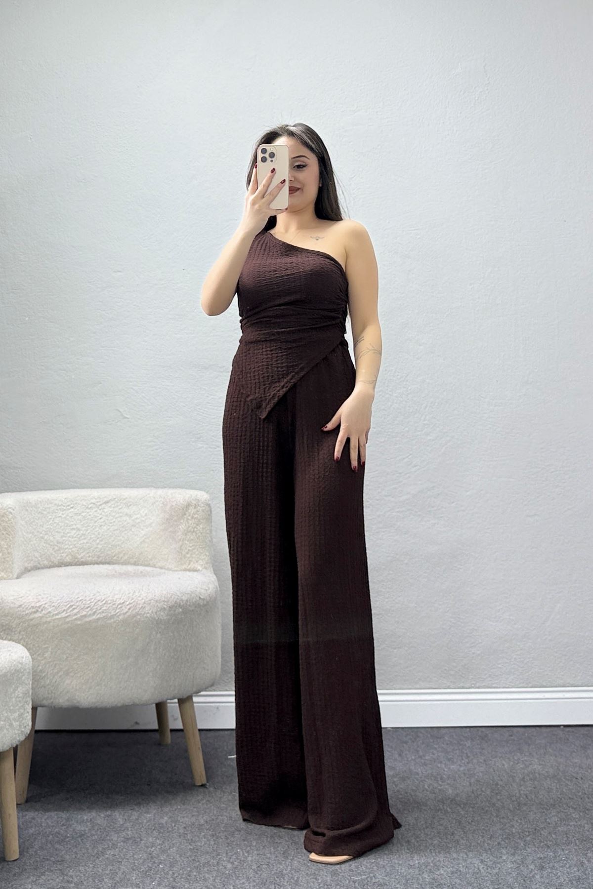 Bubble Tek Omuz Takım Kahve - 32241.1857.