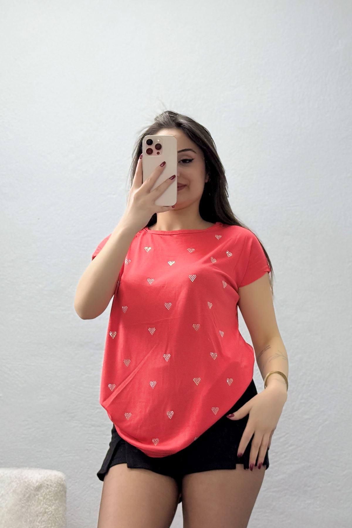 Taşlı Viskon Bluz Yavruağzı - 70387.599.