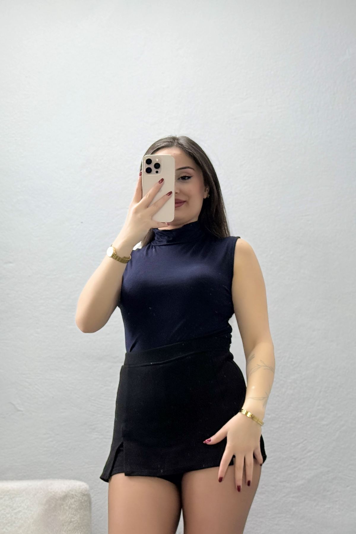 Kolsuz Yarım Balıkçı Body Lacivert - 21757.200.