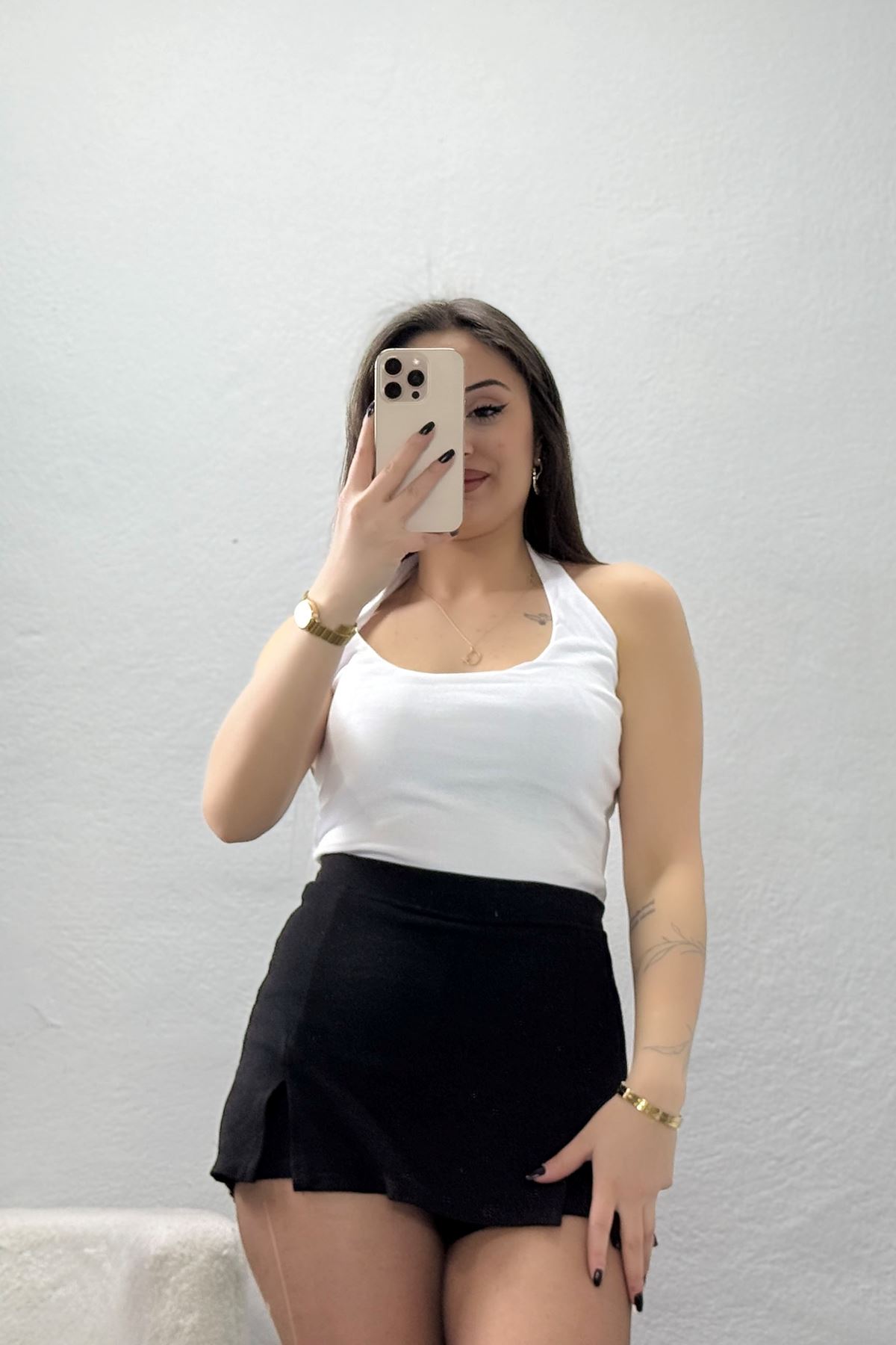 Boyundan Geçmeli Atlet Beyaz - 22054.200.