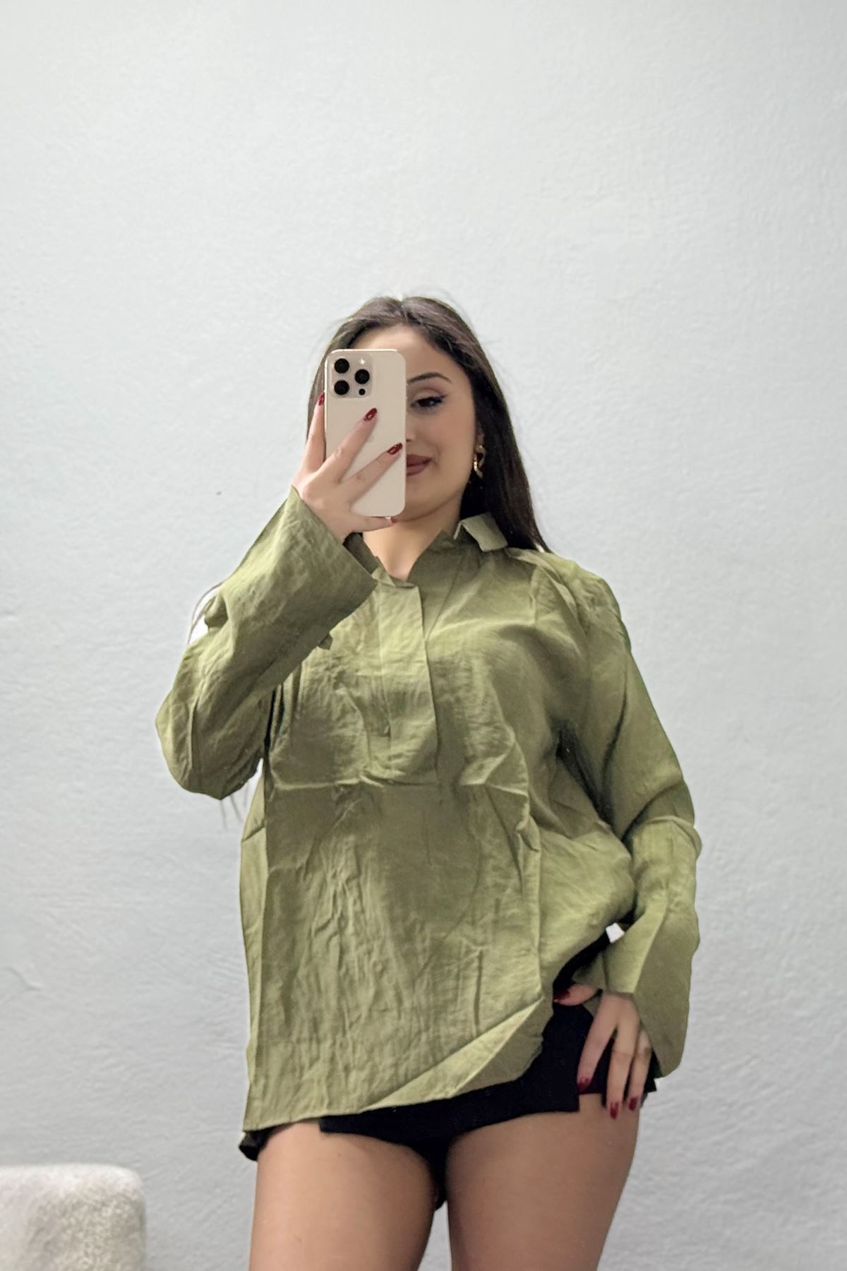 Dokuma Gömlek Haki - 8094.1437.