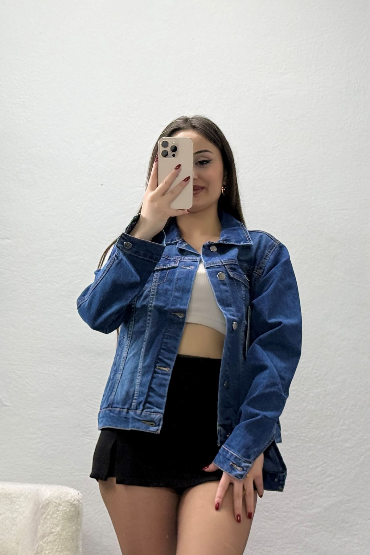 Kot Ceket Mavi - 32522.2141.