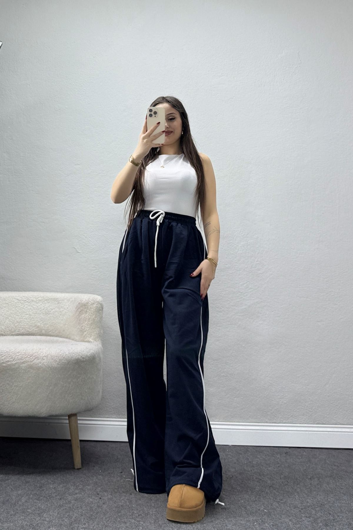 2 İplik Biyeli Eşofman Altı Laci - 43967.1857.