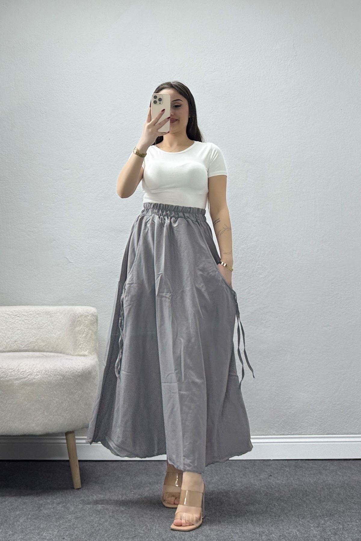 Terikoton Etek Gri - 8202.1437.