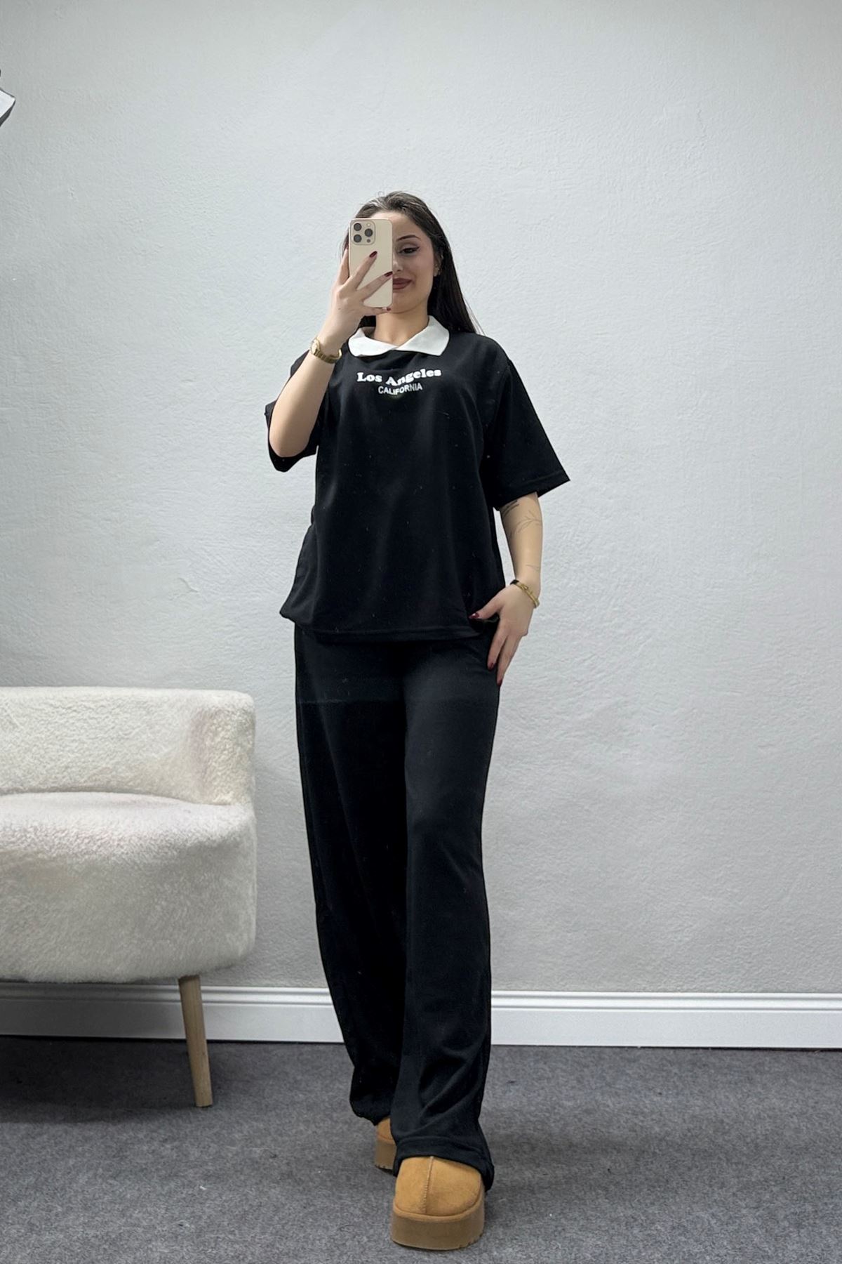 2 İplik Eşofman Takımı Siyah - 52279.1005.