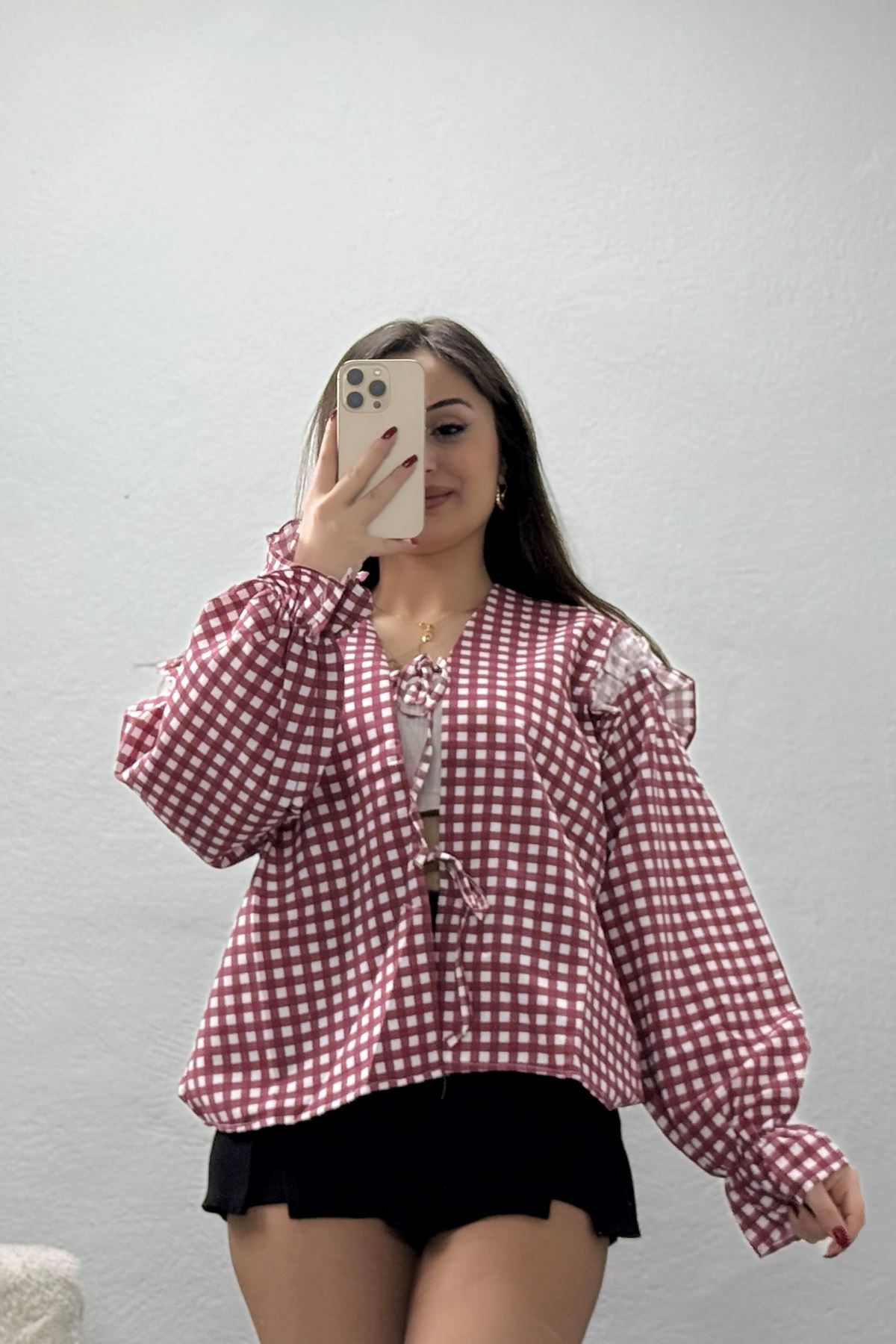 Poliviskon Pötikare Gömlek Bordo - 32556.2111.