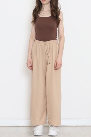 Ayrobin Bol Paça Pantolon Sütlükahve - 18587.1316.