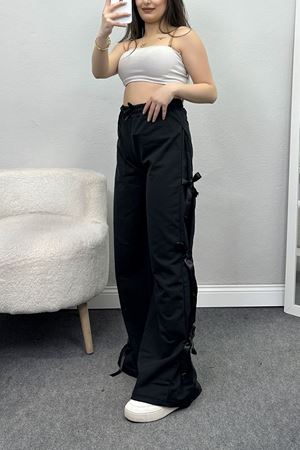 Kurdele Detaylı Eşofman Altı Siyah - 50134.1857.