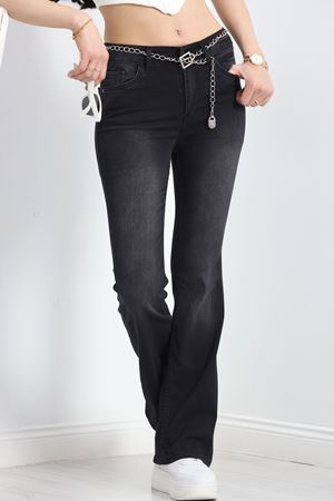 İspanyol Paça Kot Pantolon Koyufüme - 19734.925.