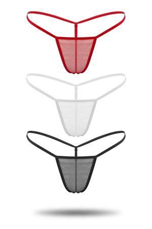 Tül Tanga 3'lü Külot Set - 1163.1364.