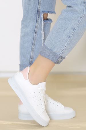 Kalın Tbn Günlük Ayakkabı Beyazpudra - 8585.264.