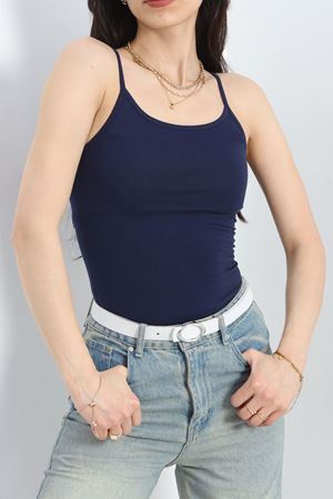 İp Askılı Çıtçıtlı Atlet Lacivert - 20427.200.