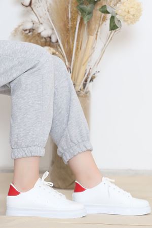 Kalın Tbn Günlük Ayakkabı Beyazkırmızı - 8585.264.