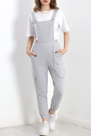 Zincirli Salopet Gri - 11204.053.