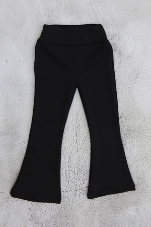 4-8 Yaş Fitilli İspanyol Tayt Siyah - 30403.904.