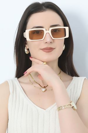 Aksesuar Gözlük Krem - 30375.1724.