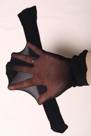 Dantelsiz Jartiyer Çorabı Siyah - 1100.1364.