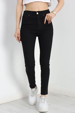 Dar Paça Kot Pantolon Siyah - 40747.1431.