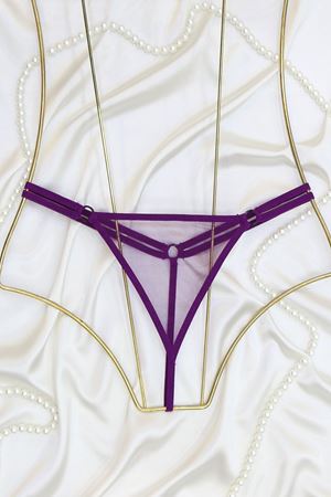Özeltasarım Tanga Külot Mor - 1131.1364.