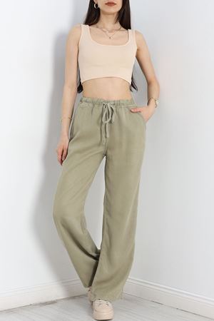 Gabardin Tensel Kumaş Kot Pantolon Haki - 30428.1904.