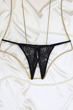 Özel Bölgesi Açık Külot Siyah - 1193.1364.