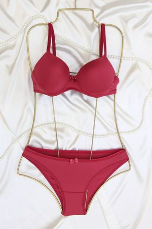 Dalgıç Dolu Kap Sütyen Takım Vişne - 2556.1783.