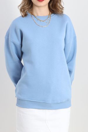 Bisiklet Yaka Üç İplik Sweat Bebemavi - 20138.1878.