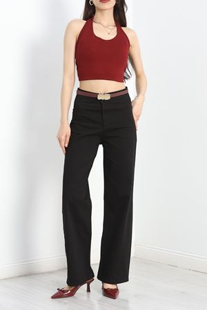 Cepsiz Palazzo Kot Pantolon Siyah - 40466.1431.