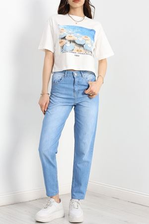 Boyfriend Kot Pantolon Buzmavi - 18224.1431.