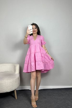 Müslin Elbise Pembe - 41569.308.