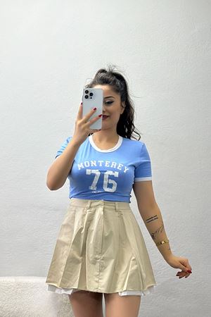 Reglan Kol Likralı Kompak Penye Bebemavi - 90993.1878.