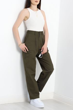 Havuç Paça Pantolon Haki - 3271.179.